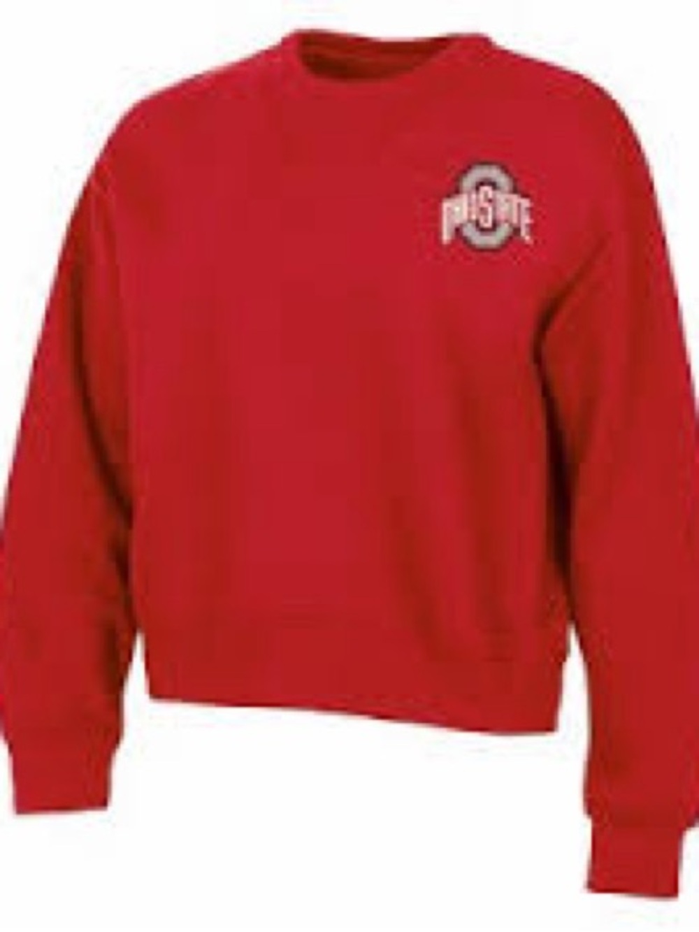 NCAA Women’s Ohio State Red Crewneck Fleece Sweater Large (12/14)